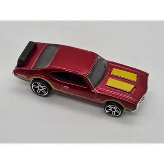 Photo of 2010 Hot Wheels Hot Auction ’70 Oldsmobile 442 Metallic Candy Red Loose 1:64 Die