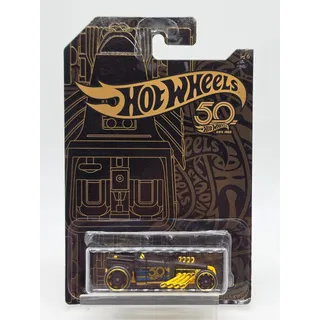 Photo of 2018 Hot Wheels Bone Shaker 50th Anniversary Black & Gold Series 1/6