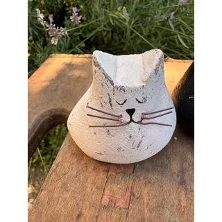 Photo of Rustic Mini Cat Set Wood Home Decor Cat Lover Gift FAST SHIP NEW 2.8 inch tall