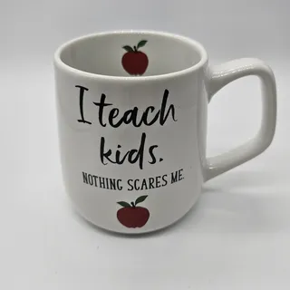 Photo of "I Teach Kids" Love your Mug Vintage Coffee Mug