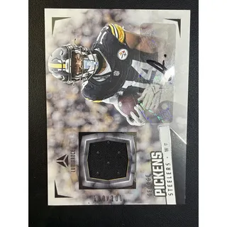Photo of 2024 PANINI LUMINANCE GEORGE PICKENS AUTOGRAPHED JERSEY CARD – 100/100 BOOKEND!