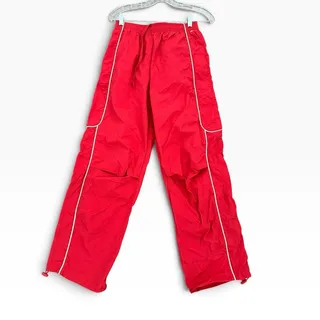 Photo of BDG Jess Nylon Track Pant red size small 