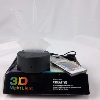 Photo of Cannabis Leaf LED Lamp Color Changing Night Light Acrylic Lamp for Modern Decor