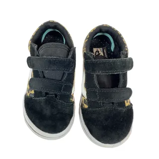 Photo of Vans Old Skool ComfyCush Toddler Girls Shoes Size 8 Leopard Print Sneakers V