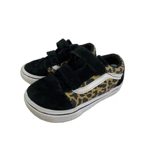 Photo of Vans Old Skool ComfyCush Toddler Girls Shoes Size 8 Leopard Print Sneakers V