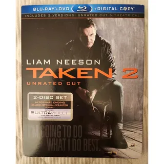 Photo of Taken 2 (Blu-ray/DVD, 2013, 2-Disc Set, Unrated/Theatrical Includes Digital...