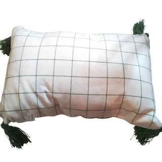 Photo of Threshold Welcome to the Carrot Patch Easter Throw Pillow 11.5x16 Tassel