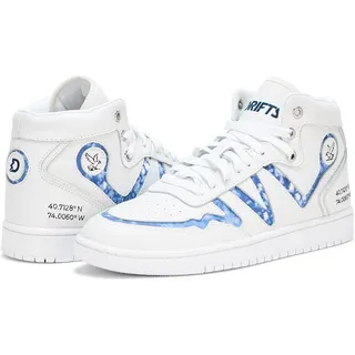 Photo of Drifts Women's Day Sneaker, White & Blue, Size 9.5 
