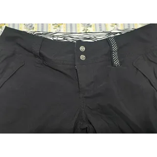 Photo of Lululemon Women’s Wet Dry Warm Black Board Shorts 33x12 Pink Trim Vintage
