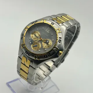 Photo of NAUTICA Two-tone Gray Dial Men’s Chronograph Watch Working New Battery