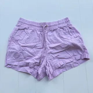 Photo of Gap Women’s Size Medium Lavender Purple Linen Rayon Blend Top