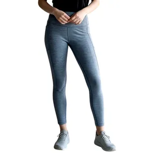 Photo of Victoria's Secret Women's Small Medium Rise Heathered Blue Pocket Leggings