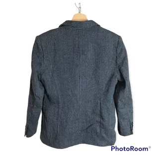 Photo of Talbots Vintage Label Women's 8 Petite 8P 100% Wool Blue 3 Button Blazer
