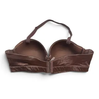Photo of Cacique Women's 40C Rose Taupe Leopard Print Comfort Bliss Strapless Bra 1 Strap
