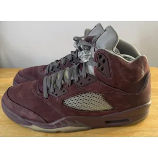 Photo of NIKE AIR JORDAN 5 V Burgundy DZ4131-600 Metallic 1 Wolf Grey 3 4 Grape Size 15