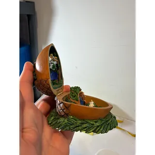 Photo of Unique Nativity Scene in a Nut Shell Ornament Maruri Nutivity Scene