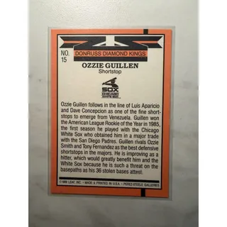 Photo of 1990 Donruss - Diamond Kings Ozzie Guillen #15