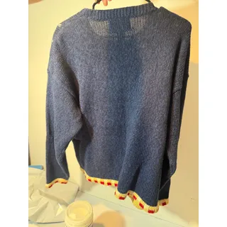Photo of Vtg Tiara International Snowman Christmas Sweater size L y2k