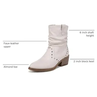 Photo of Blowfish Malibu Womens Rebel Western Boot Off White 10 M