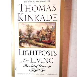 Photo of Thomas Kinkade Lightposts for Living Paperback 2000 LN Joyful Life