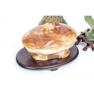 Photo of hand-carved stone decorative bowl
