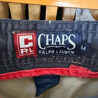 Photo of Vintage 90s Chaps by Ralph Lauren Preppy Shorts Tan