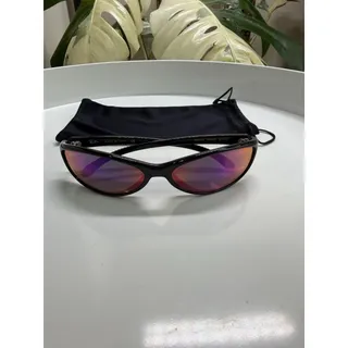 Photo of Ray-Ban RB4014 Raider 601 Men’s Wrap Sunglasses Black Frame Iridium Lens.