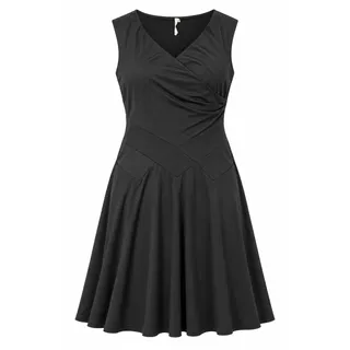 Photo of Bailey 44 Black A-Line Dress Size Large Sleeveless V Neck Minimalist