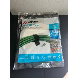 Photo of VELCRO Brand ONE-WRAP Tape Professional Series 3/4 in x 25 Yards White Roll