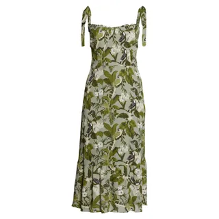 Photo of Reformation Nikita Dress Tropical Green Floral