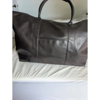 Photo of PS Chocolate Brown Oversized Travel Overnight Duffle Bag, Carry On Weekend Bag