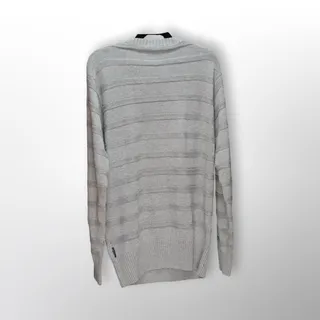 Photo of Orisue Men's Gray Crewneck Sweater - Size Large - Cotton