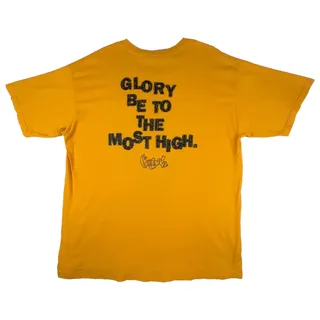 Photo of Vintage Cooyah Haile Selassie Lion of Judah T-Shirt XL Yellow Rasta USA