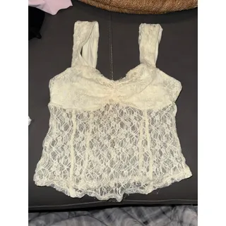 Photo of Kimchi Blue Stacia Sheer Lace Tank Top