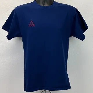Photo of Nike ACG T Shirt XS X-Small All Conditions Gear Short Sleeve BQ7342-492 Blue