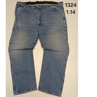 Photo of Wrangler (46x30) Stretch Regular Straight Blue Denim Jeans