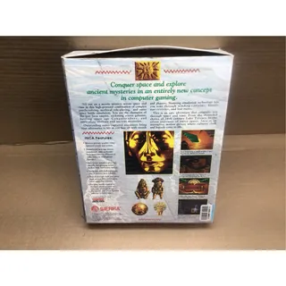 Photo of Inca Sierra On-Line MS-DOS 3.5 Floppy Disks Big Box PC Game CIB Manual 1992
