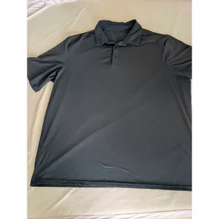 Photo of Gerry Mens Performance Polo Shirt Gray Short Sleeve Activewear Size 2Xl