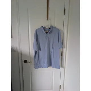 Photo of Modern Ambition Delightfully Technical Blue Short Sleeve Polo Men’s Size 2XL