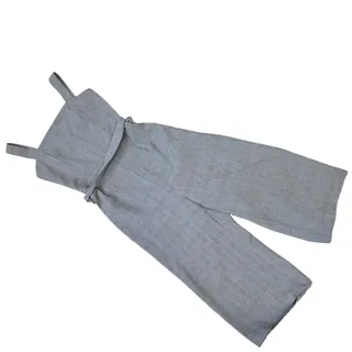 Photo of SHEIN Plaid Sleeveless Wide-Leg Jumpsuit Size S