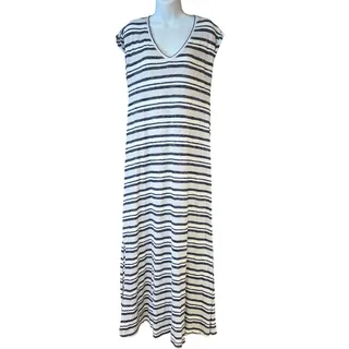 Photo of Lou & Grey Striped Maxi Dress with 2 slits Size M