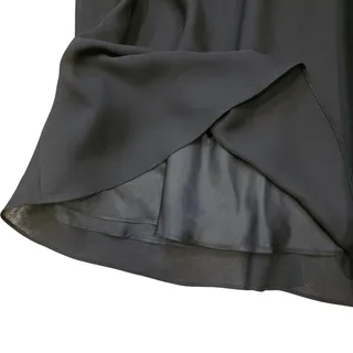 Photo of Adrianna Papell Black lined floor Length Skirt Size 8