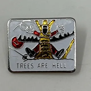 Photo of Lot of 2 Skiing Lapel Pins Pinback Buttons Deer Valley Resort Utah Skier Silver