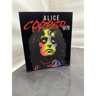 Photo of Alice Cooper at 75 Hardcover Biography Book Gary Graff 2023 Slipcase Rock Metal