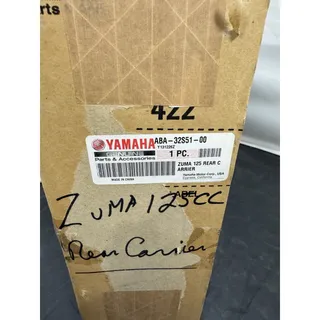 Photo of OEM Yamaha Zuma 125 Rear Carrier Rack 2009-2015 NOS Matte Black ABA-32S51-00-00