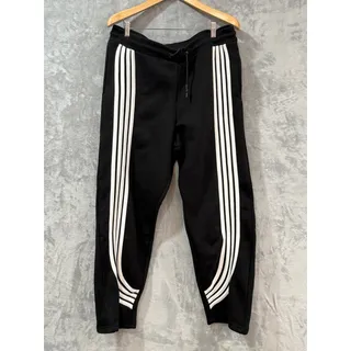 Photo of Copied - Y2K Graphic Sweatpants Joggers Gothic Lettering Streetwear Men’s Large NEW Black