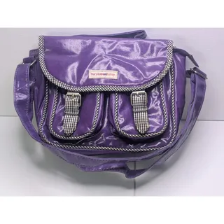 Photo of Vintage Y2K Mary-Kate and Ashley Purple Messenger Bag Cargo Crossbody Purse