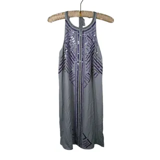 Photo of NWT Susana Monaco Sequin Cocktail Dress Size 4 Purple Gray Gatsby Art Deco Party