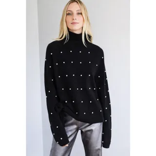 Photo of Never A wallflower Cashmere Seeing Stars Sweater Black Rhinestone S NEW SoftGirl