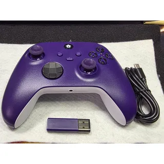 Photo of  2.4GHz Wireless Game Controller for Xbox One Series X/S PC Purple USB Dongle